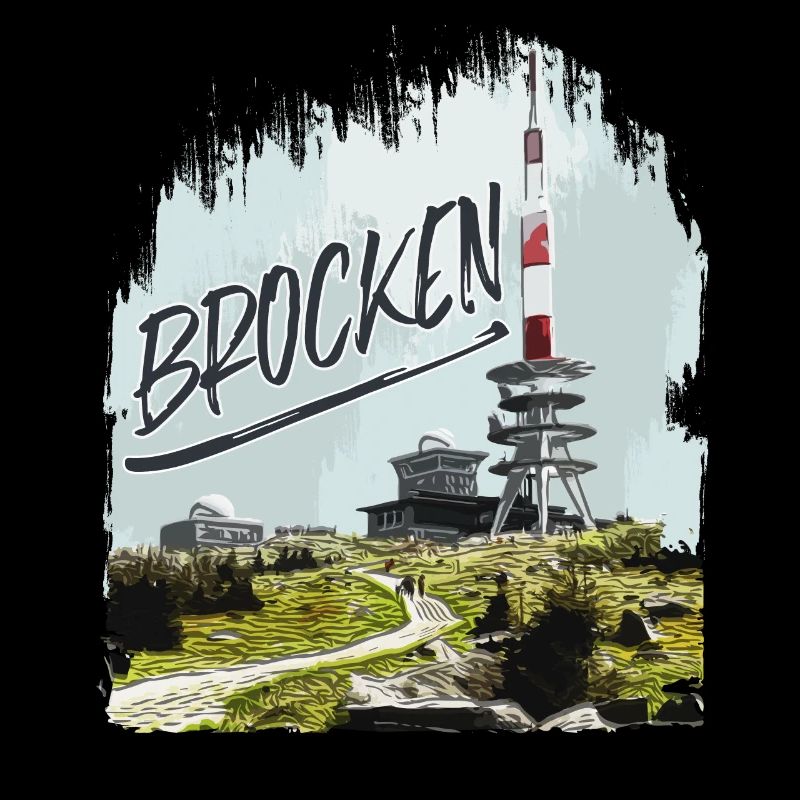Brocken transmitter and second-hand shop