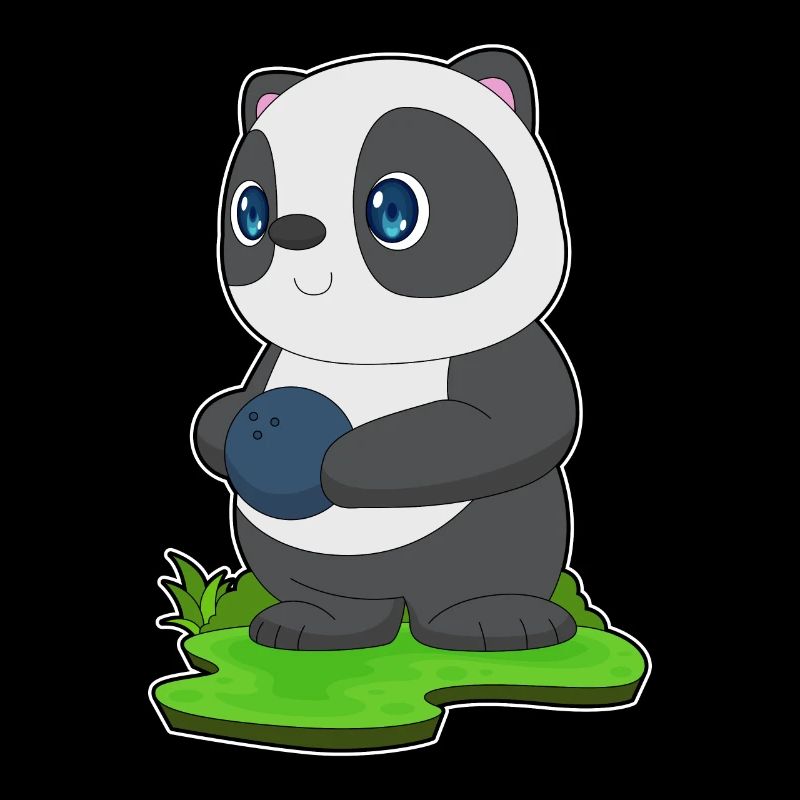 Boule de bowling Panda