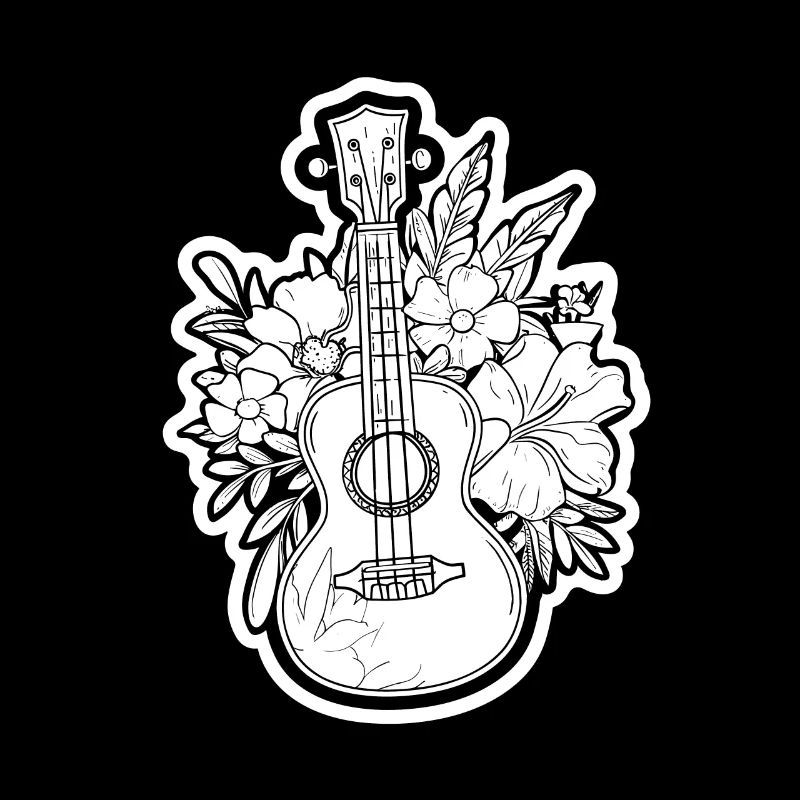 Ukulele Comic Look