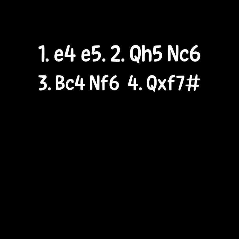 Schäfermatt - Schach, Schachfigur Geschenkidee