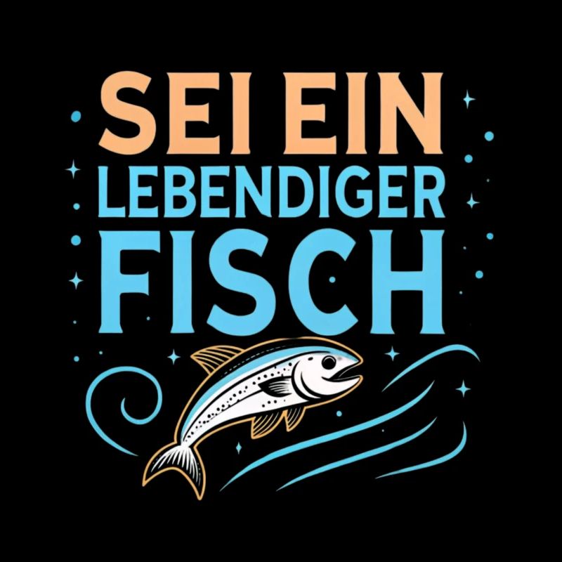 Sei ein lebendiger Fisch