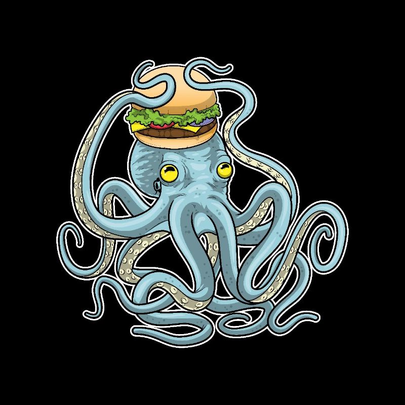 Octopus Cheeseburger
