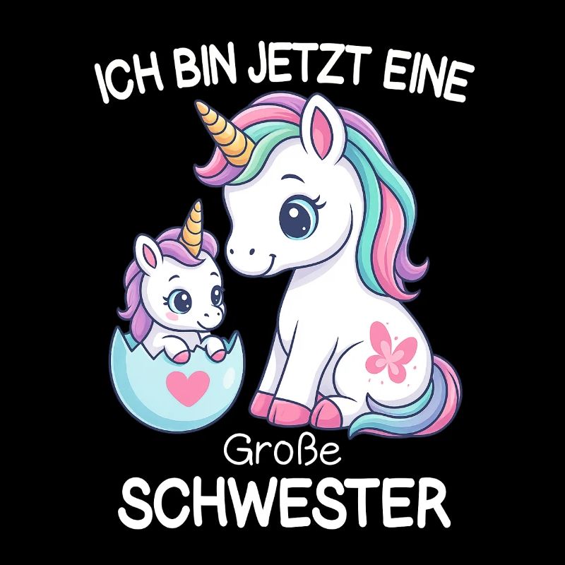 Ich bin jetzt eine große Schwester Einhorn
