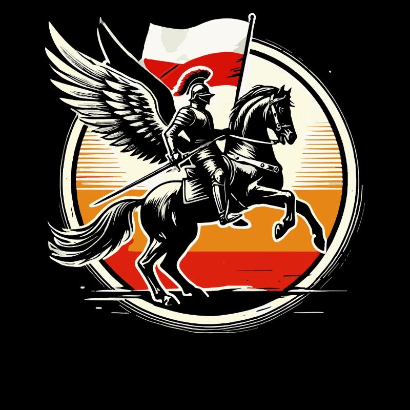 Winged Hussar Sunset Polish Warrior