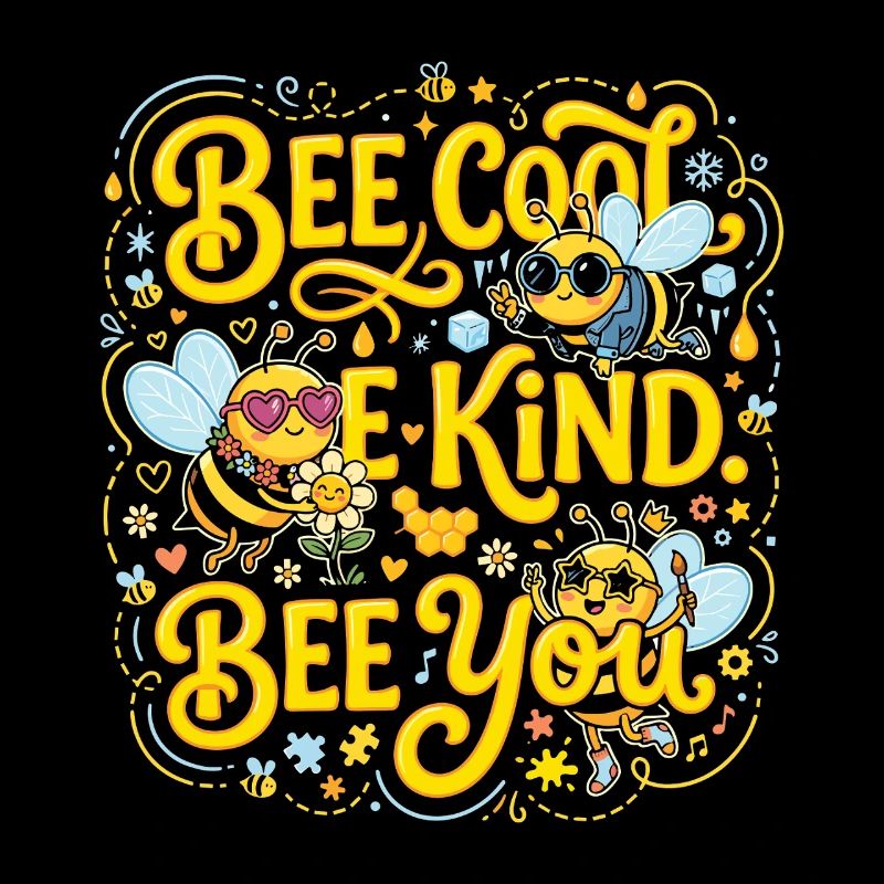 Bee Cool Sois gentil Bee tu conçois