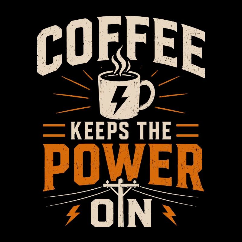 Coffee keeps the power supply going