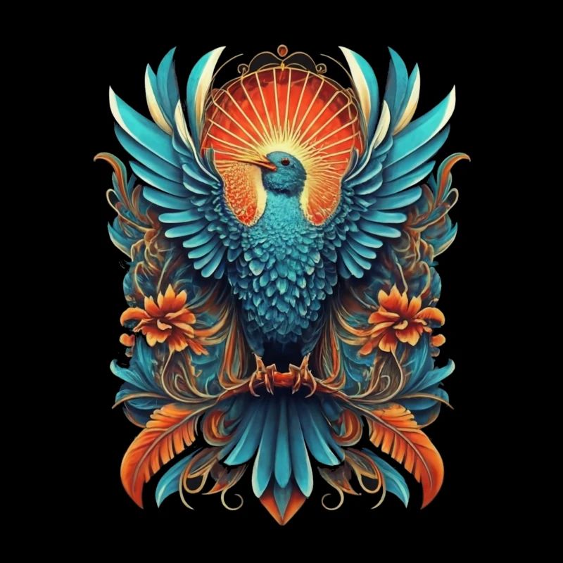 Bunter Paradiesvogel