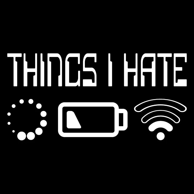 Things I Hate Programmer Outfit Gamer Fun Gift Ide