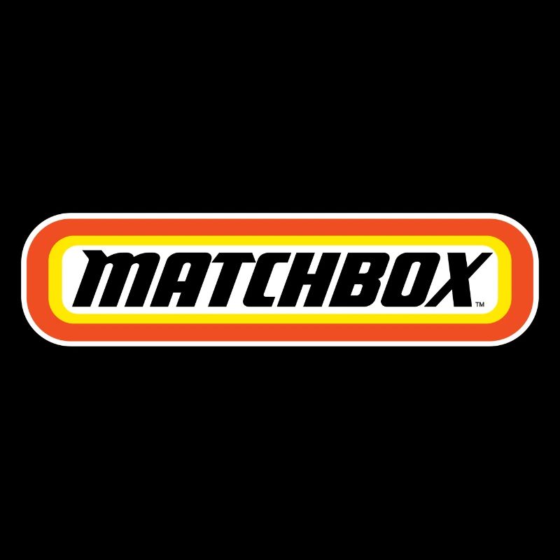 Matchbox™ Petit Logo En Orange, Jaune Et Noir