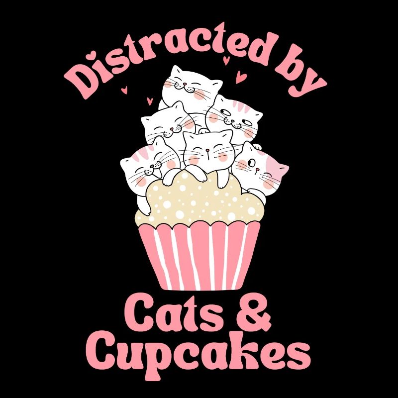 Cat Cupcake kawaii Cupcake and Cat Lovers