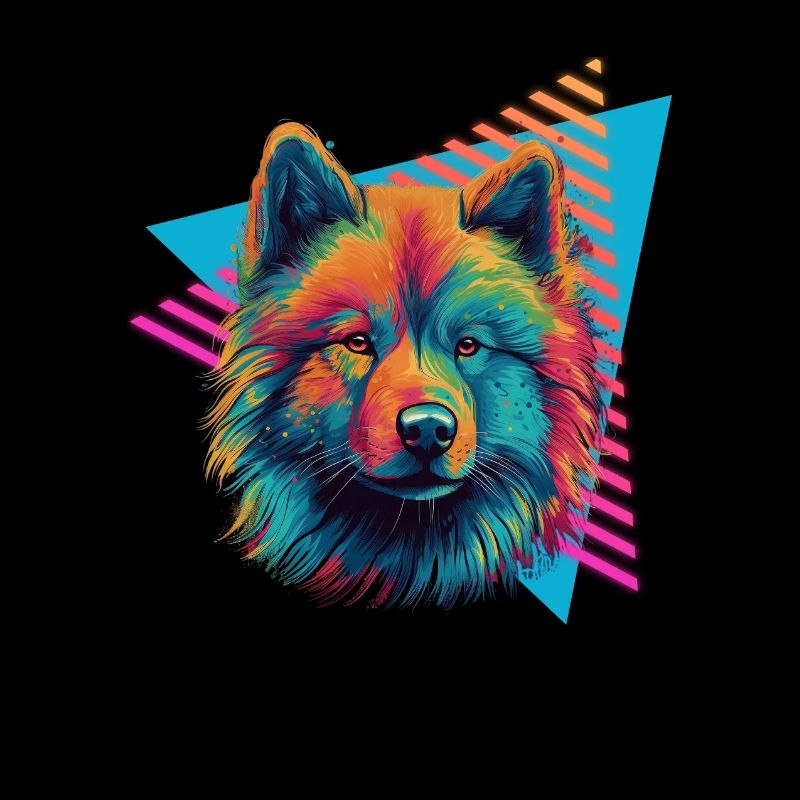 Samoyed 80s style