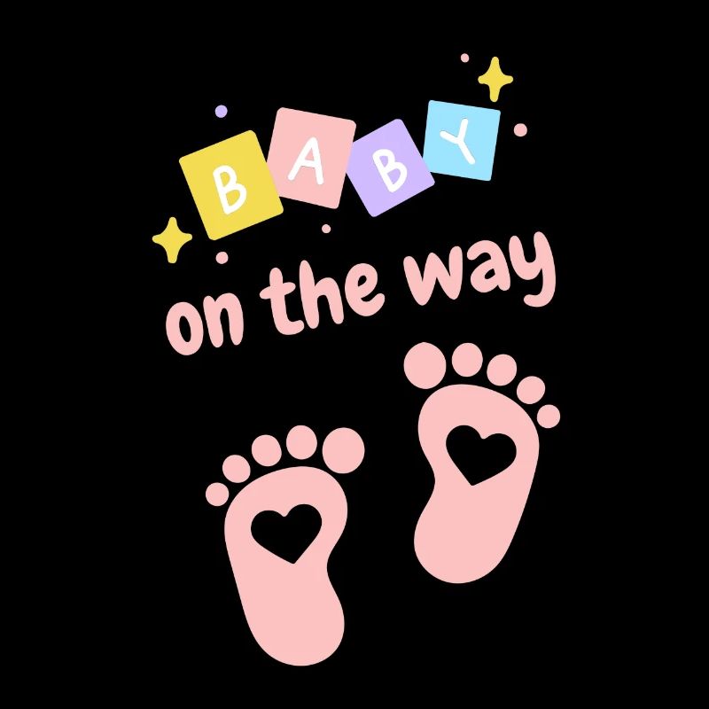 Bébé en route - rose