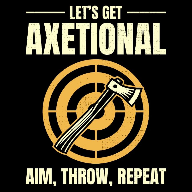 Axe axe de lancer Bullseye Aim Throw Repeat