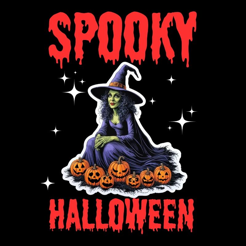 Spooky Halloween Witch – Spooky Witch Design