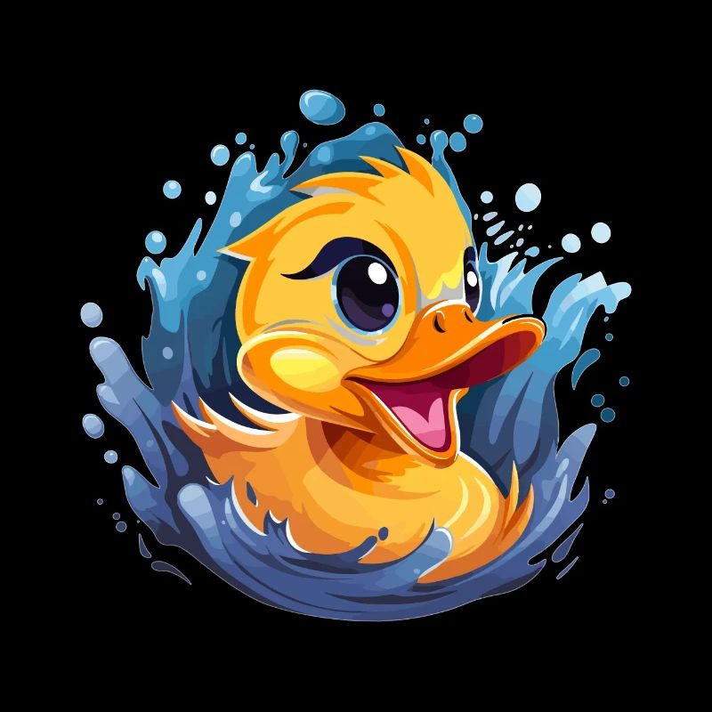 Cute Squeaky Ducks Design