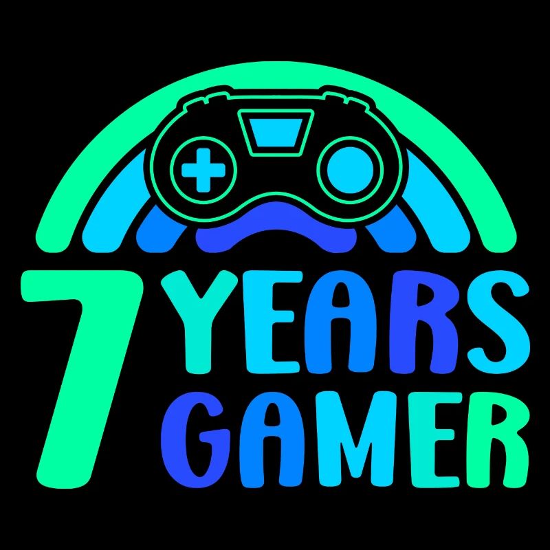 7. Geburtstag Junge 7 Jahre Controller Gaming