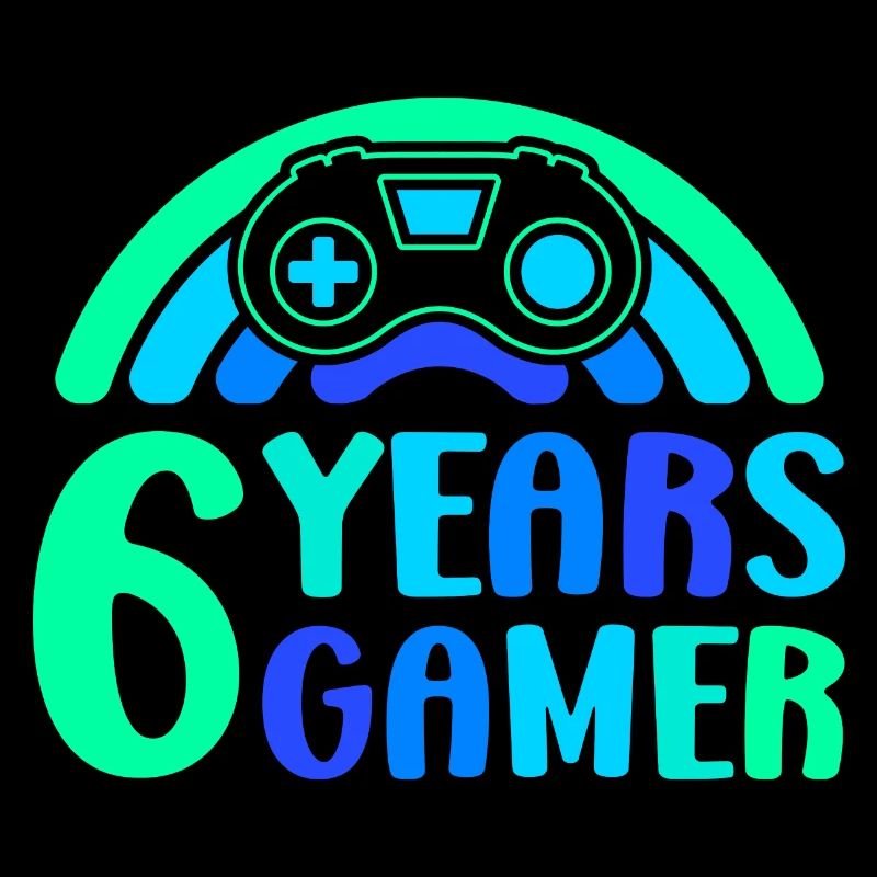 6th Birthday Boy 6 Years Controller Gaming
