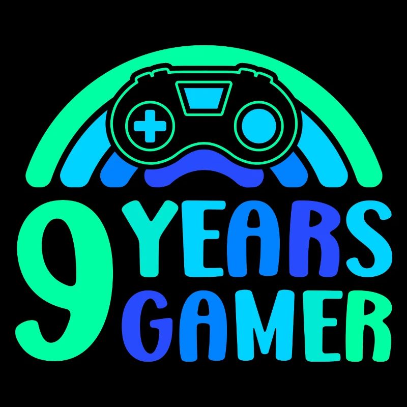 9. Geburtstag Junge 9 Jahre Controller Gaming