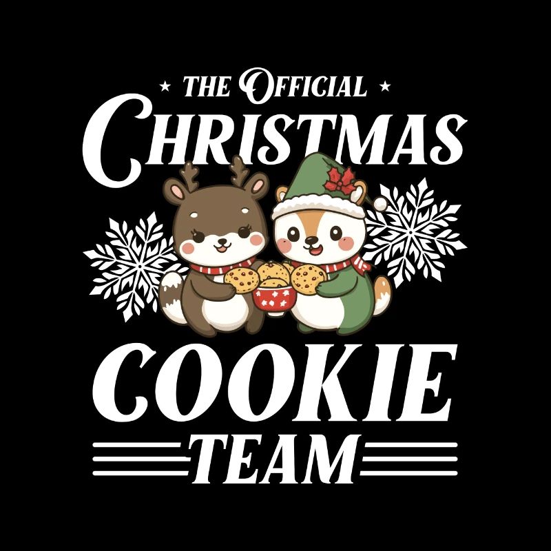 Christmas Cookies Baking Team Funny