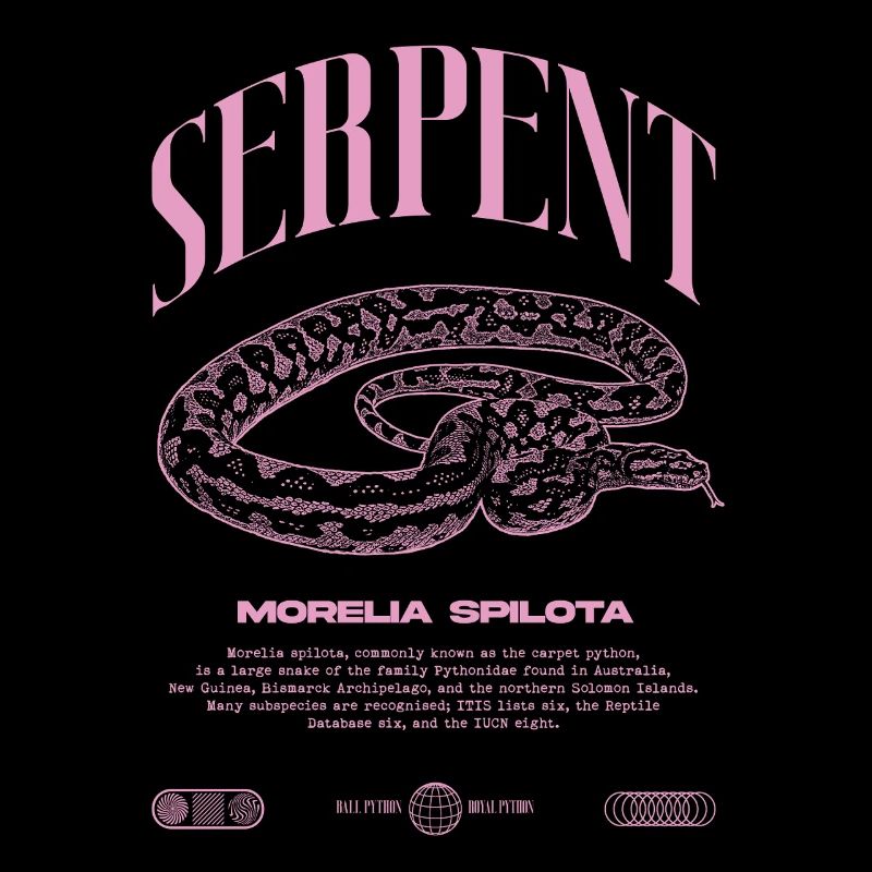 Carpet Python Modern Reptile Keeper Streetwear