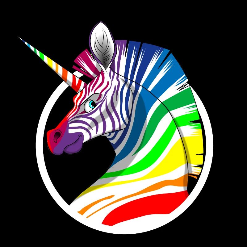 Rainbow Unicorn Zebra