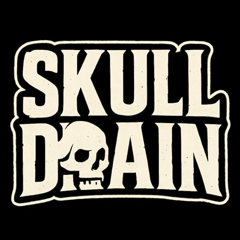 Skull Drain Vintage Style