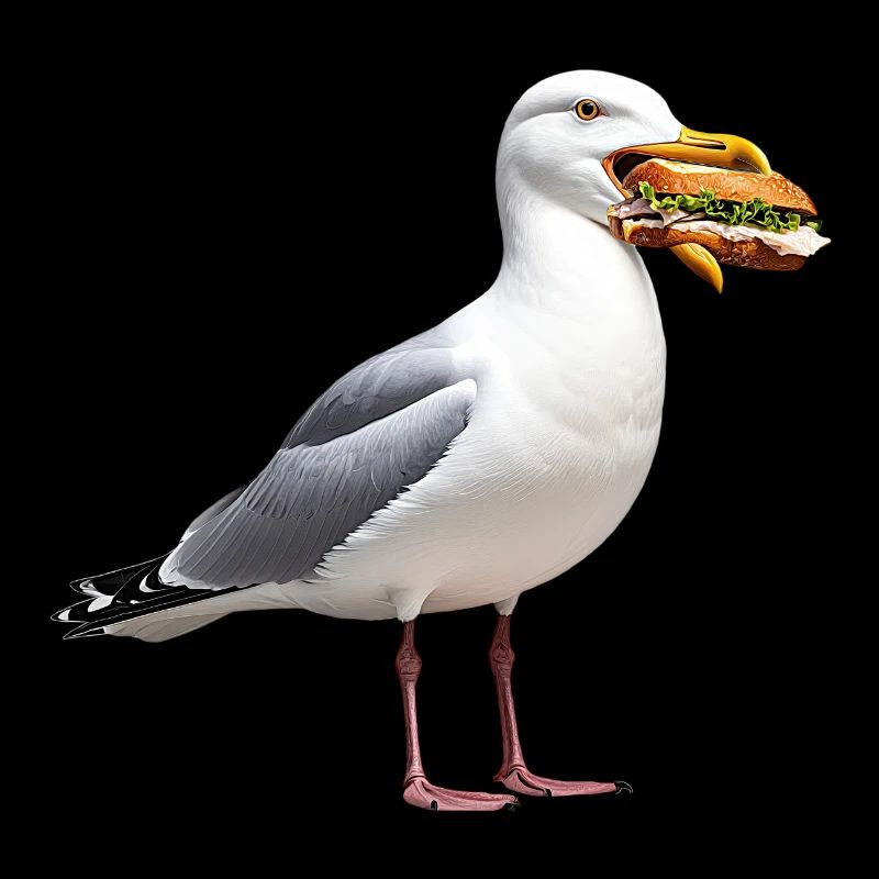 Rouleaux de herrgull avec poisson