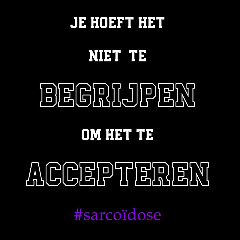 Acceptation de la sarcoïdose
