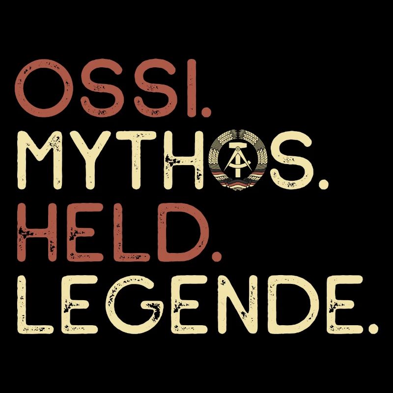 Ossi Mythos Held Legende, DDR, Ostalgie Geschenk