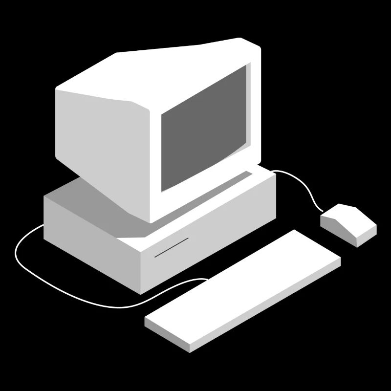 Retro Computer Gamer Lan Party Programmer Jeu