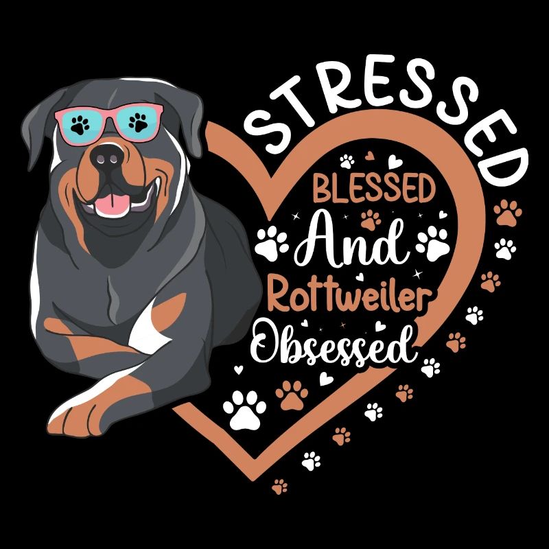 Blessed Rottweiler Obsessed Funny