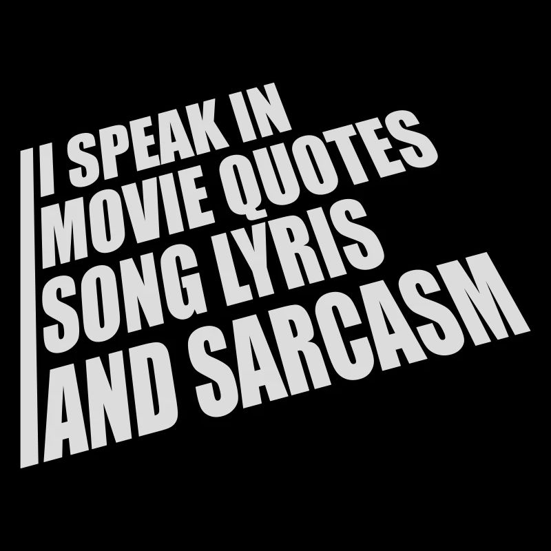 speak lyrics and sarcasm