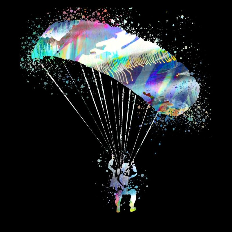 fallschirm,fallschirmfliegen,graffiti,gleitschirm