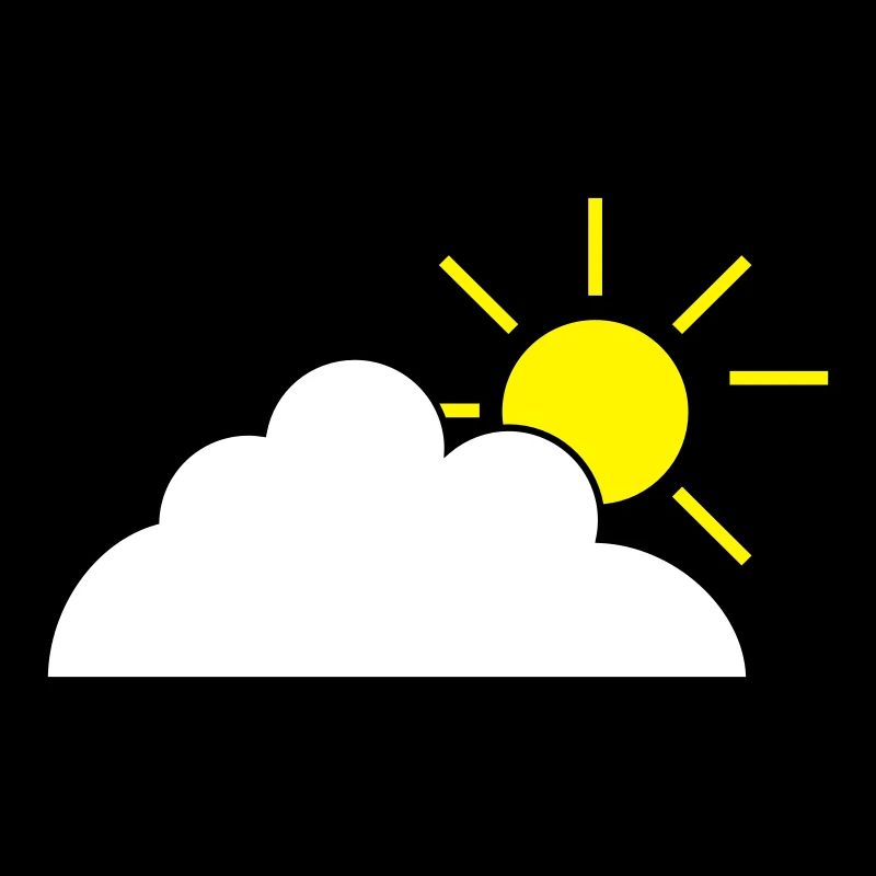 Lightly clouded