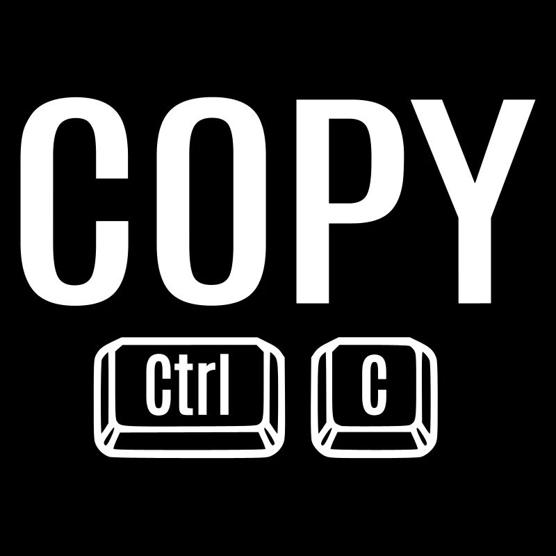 Copy Paste Ctrl + C V Vater Mutter Kind Baby Fun