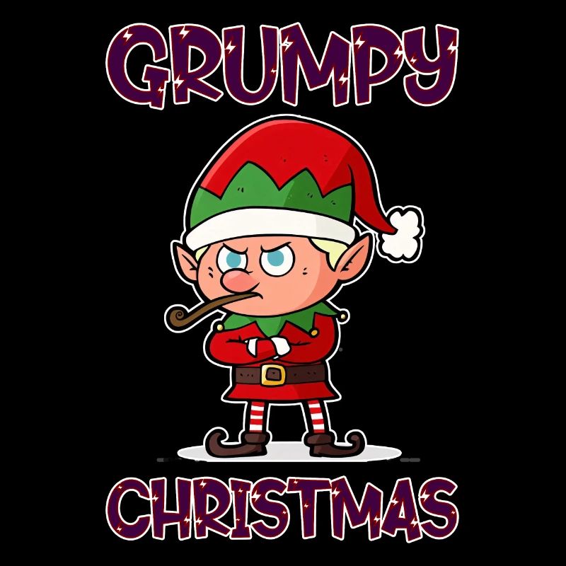 Grumpy Christmas Elf