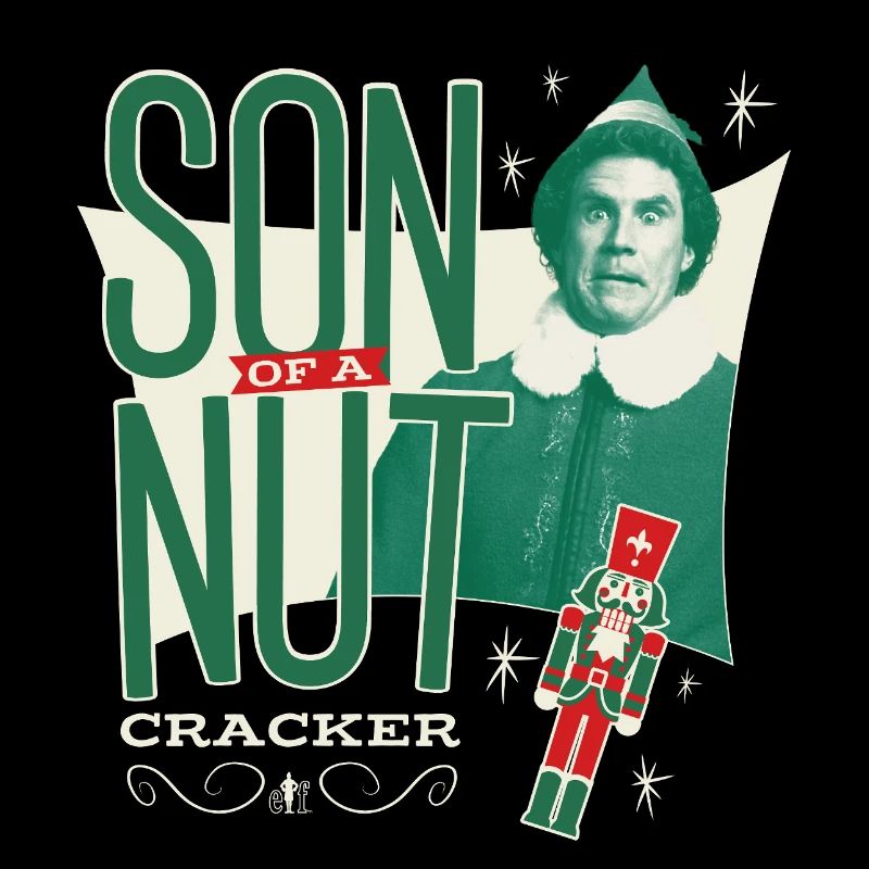 Buddy The Elf With Nutcracker & Quote