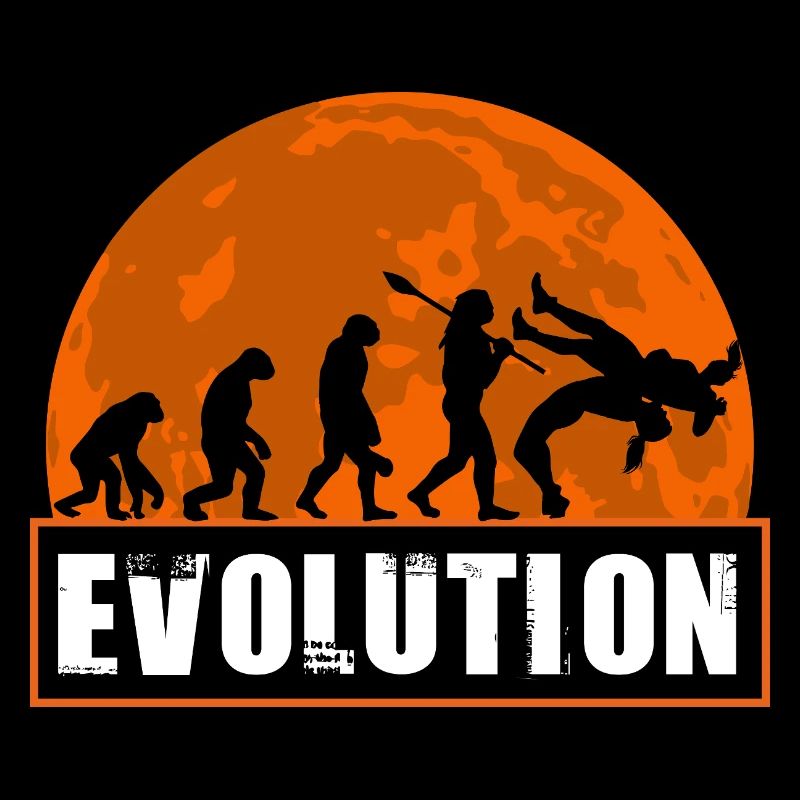 Évolution du catch Drôle de combattant MMA Grappling