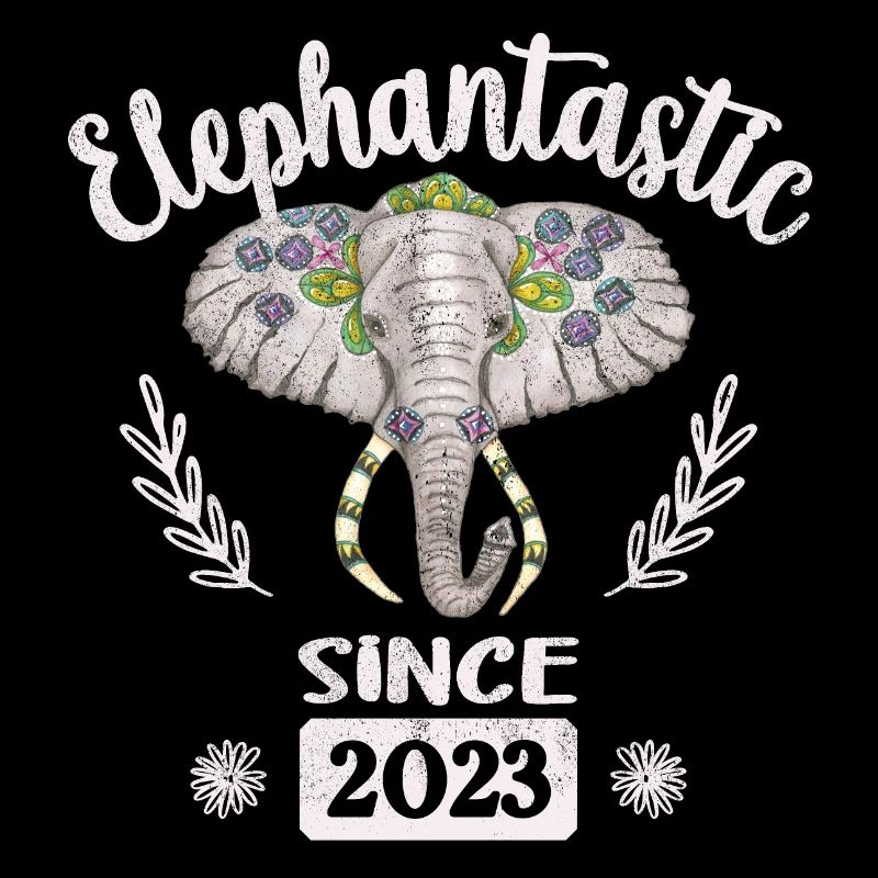 Elephantastic since 2023, elephant head adorned
