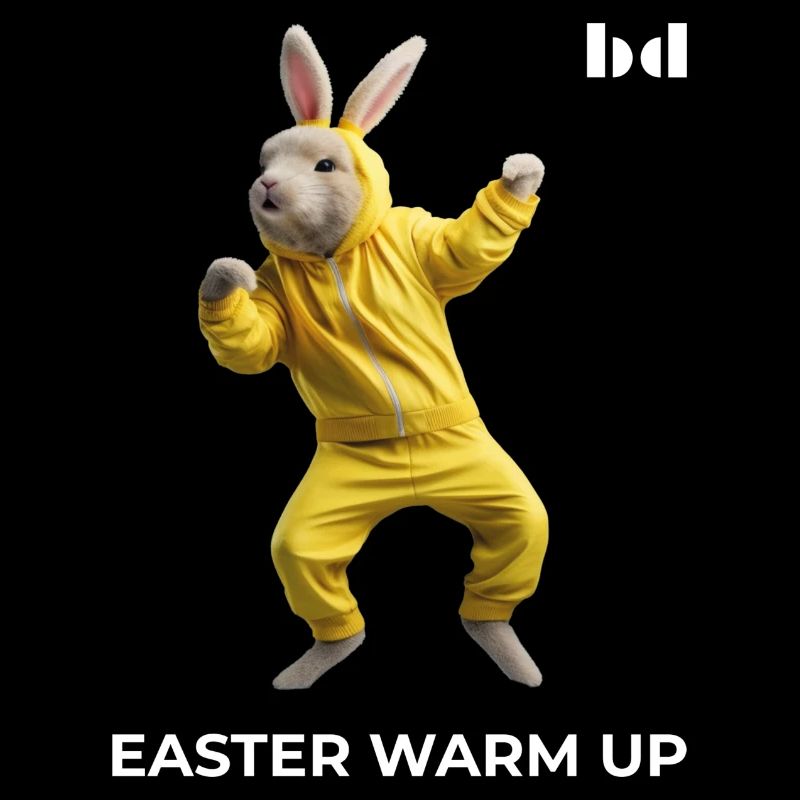 Yellow Easter bunny by bdecent