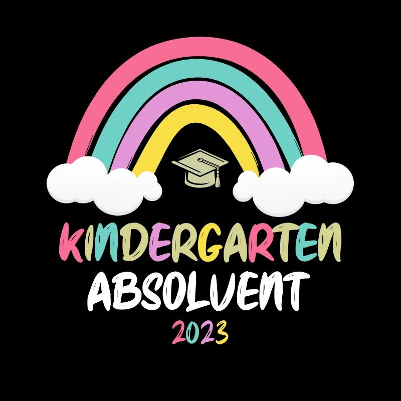 Kindergartenabsolvent Regenbogen 2023