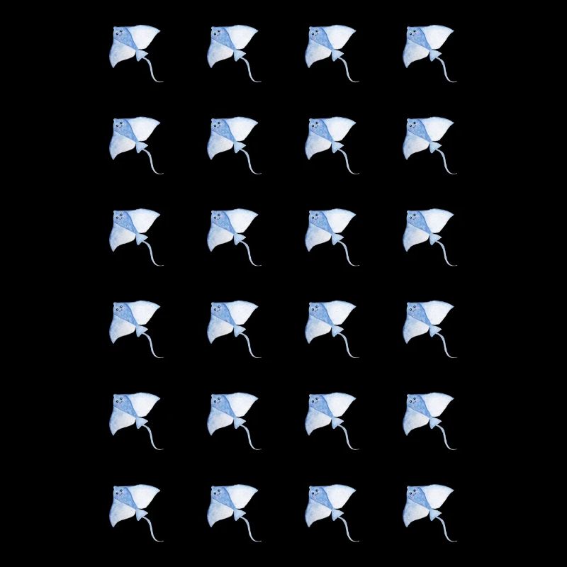 Ray pattern (fish, sea creatures, ocean)