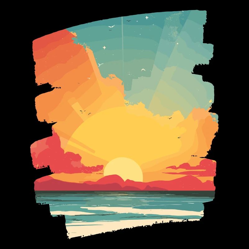 Coucher de soleil d’été
