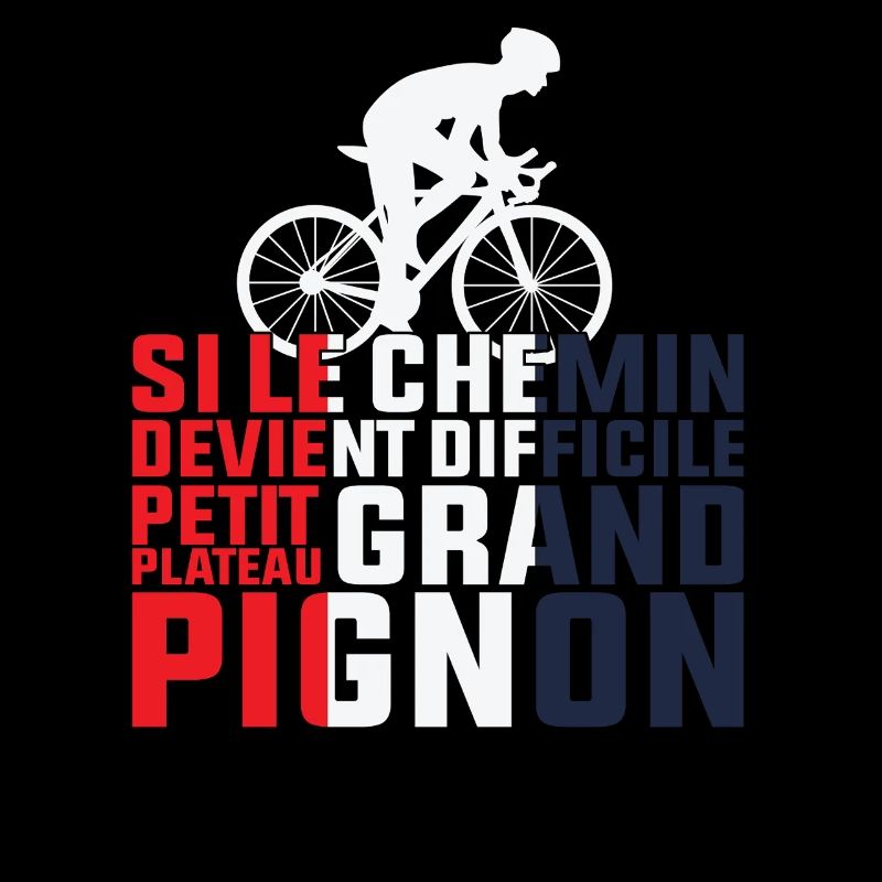 Si Le Chemin Devient Difficile - Cycliste Cadeau