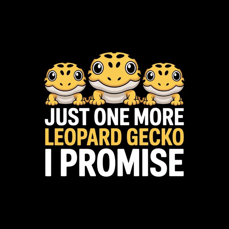 Leopardgecko Trio Versprechen Tee