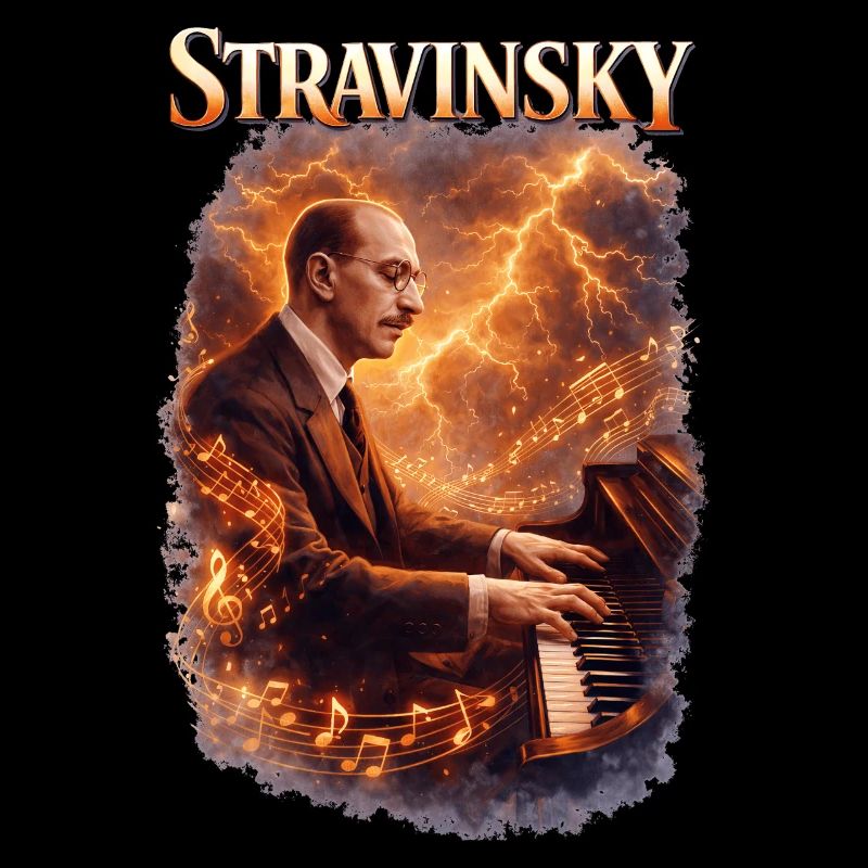 Stravinsky Piano Fire