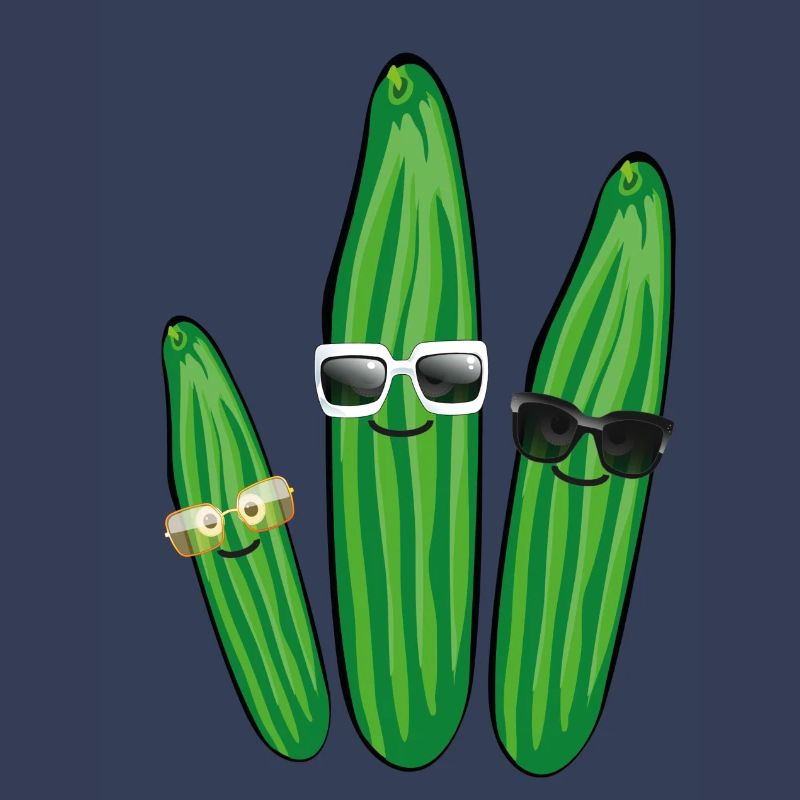 Trio de concombre,Concombre,Concombre,Concombre,Lunettes de soleil