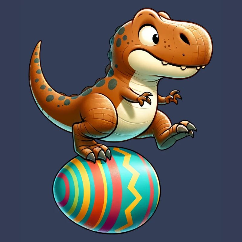 Dancing T-Rex, Easter Eggshell Fun