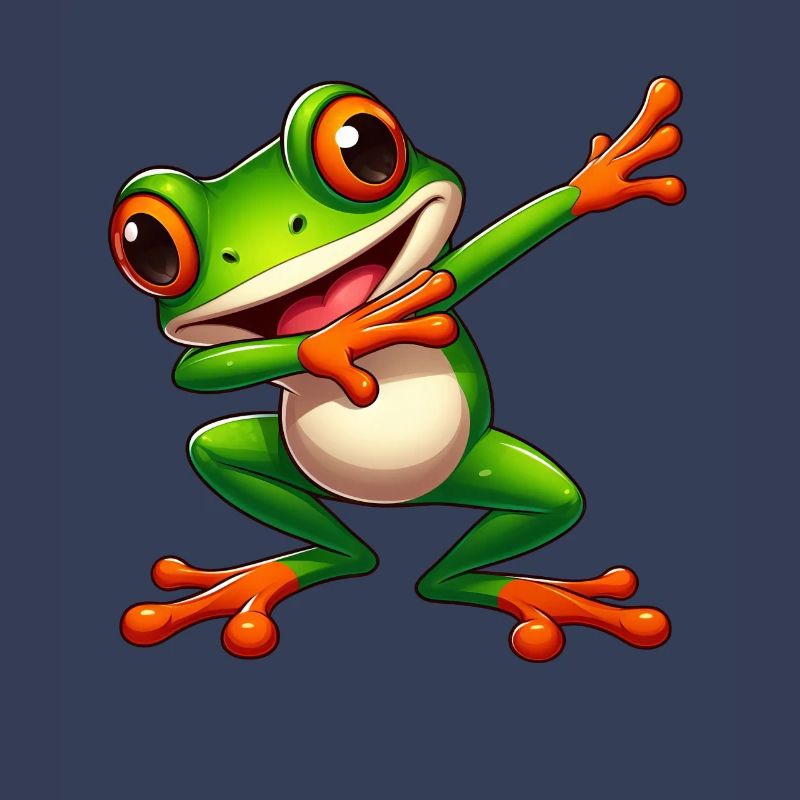 Cool Frog Dabbing Toad Style