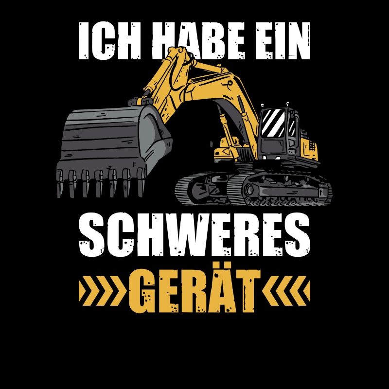 Schweres Gerät Baggerführer Baggerfahrer Bagger